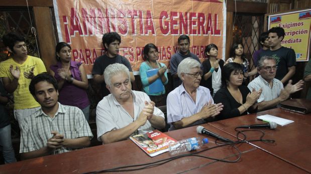 PJ ordenó excarcelación de ocho miembros de cúpula del Movadef