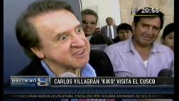 Carlos Villagrán llegó a Cusco junto a su esposa