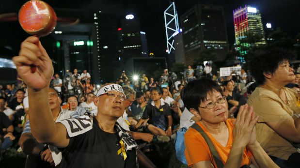 China aprueba sufragio universal en Hong Kong para el 2017