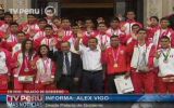 Ollanta Humala recibió a los medallistas olímpicos en Palacio