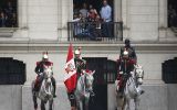 Así fue el Cambio de Guardia Montada en Palacio de Gobierno