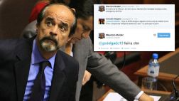 Mauricio Mulder perdió el control y mentó la madre a tuitero
