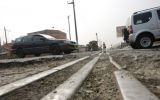 Vía del tren es bloqueada principalmente en Carretera Central