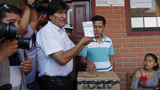 Todas las encuestas dan como ganador a Evo Morales.