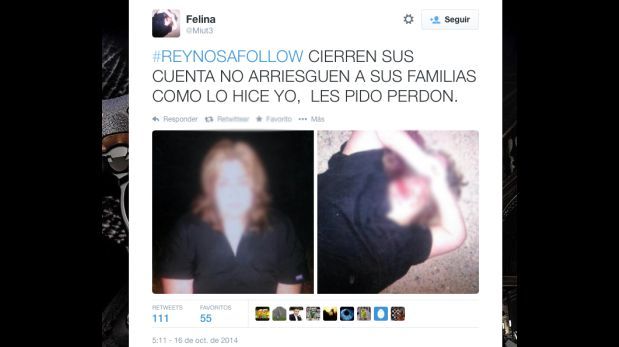 Narcos matan a tuitera y cuelgan la foto en su propia cuenta