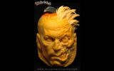 Halloween: escultor convirtió estas calabazas en arte de terror