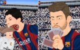 La victoria del Real sobre el Barcelona en versión parodia