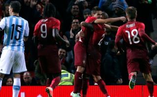 Portugal venció 1-0 a Argentina con gol en los descuentos