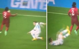Lionel Messi y la caída que genera burlas en redes sociales