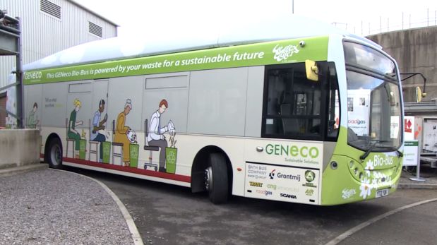 Bus impulsado por excremento ya es una realidad