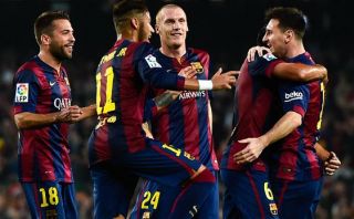 Messi es el máximo goleador en la historia de la Liga española