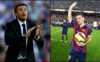 Luis Enrique cree que Lionel Messi merece ganar el Balón de Oro