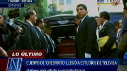 Chespirito: cortejo fúnebre llegó a Televisa San Ángel