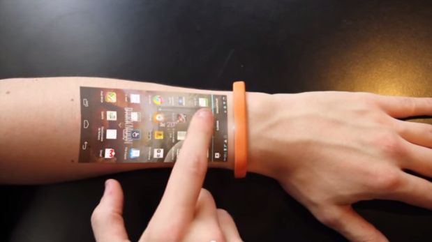 YouTube: tu brazo será una tablet gracias a una pulsera