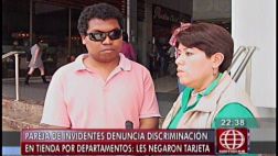 Discriminación: Invidentes denuncian a tienda por departamentos