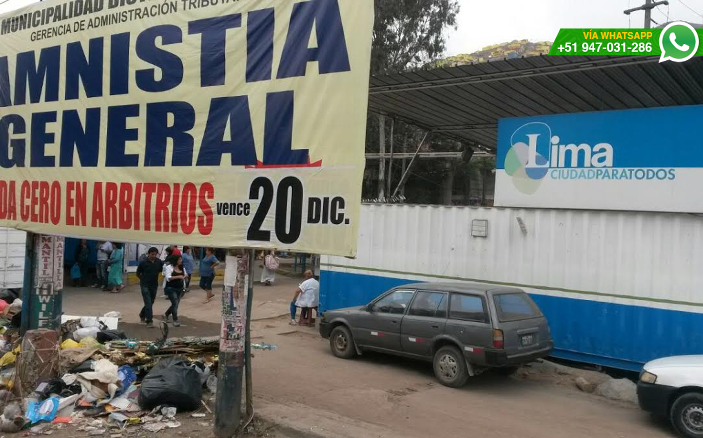 (Foto: WhatsApp/El Comercio)
