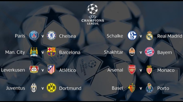 Champions League Estos Son Los Partidos De Octavos De Final
