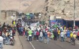 Paro contra tía María: bloquearon la Panamericana Sur