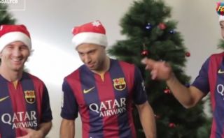 YouTube: Navidad del Barcelona y su divertido detrás de cámara