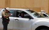 Alcaldesa de Trujillo fue multada por ir en camioneta sin SOAT