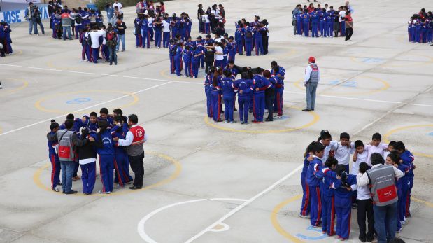 Escolares tendrán cinco simulacros de sismo en el 2015