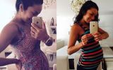 Twitter: Adriana Zubiate está a dos semanas de ser madre