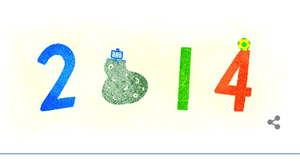 Temas del momento 2014: Google despide el año con este doodle