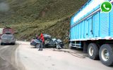 Vía WhatsApp: dos muertos en choque en la Carretera Central