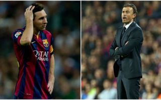 Barcelona: Luis Enrique no desmintió discusión con Lionel Messi