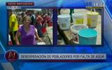 Trujillo: vecinos aprovechan falta de agua para hacer negocio