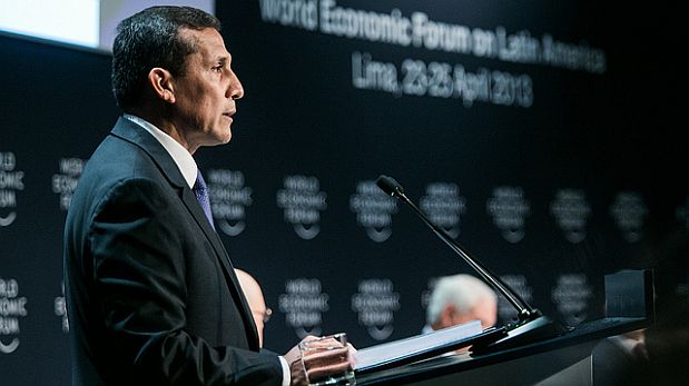 Humala disertará sobre cambio climático en el Foro de Davos