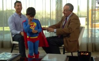 YouTube: hijo de Cristiano Ronaldo apareció vestido de Superman