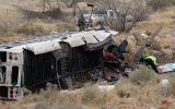 Texas: Choque de tren con bus que llevaba reos deja 10 muertos