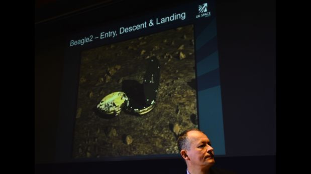 Localizan en Marte nave espacial "Beagle 2" perdida desde 2003