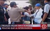Estaba ebria, se resistió a la detención y golpeó a policías