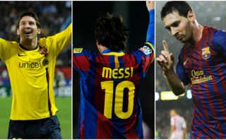 Lionel Messi marcó tres 'hat-tricks' al Atlético de Madrid