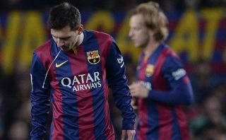 Lionel Messi volvió a tener arcadas en partido ante el Atlético