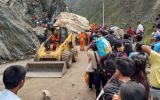 Carretera Central sigue con tránsito restringido por roca