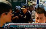 Casi agreden a Urresti en presentación de delincuentes (VIDEO)