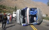 Pasco: al menos dos muertos y 14 heridos tras vuelco de un bus