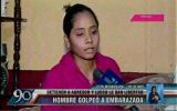Los Olivos: Vecinos salvaron a embarazada de pareja violenta