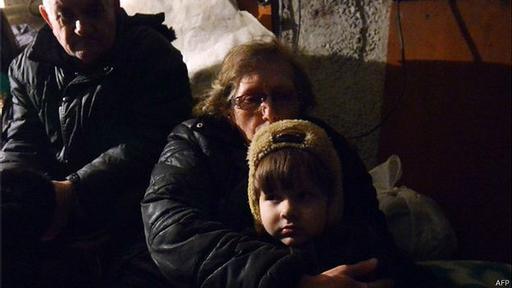 Muchos civiles están atrapados en Debaltseve.