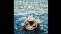 Rihanna nada con tiburones en espectacular sesión fotográfica