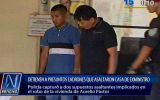 Capturan a dos sospechosos del robo en casa de Aurelio Pastor