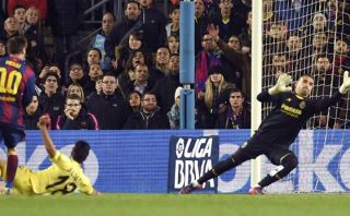 Lionel Messi anotó el 1-0 en el Barcelona vs. Villarreal