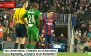 "Cristiano es un borracho", gritan desde tribunas del Camp Nou