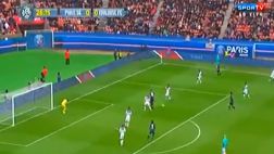 Ibrahimovic se lució con un pase gol de taco para el PSG
