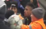 Neymar encaró a hincha del City que lo acusó de fingir (VIDEO)