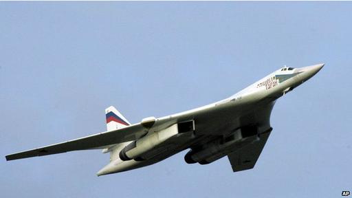 El bombardero estratégico Tu-160.