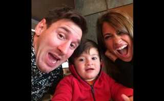 Lionel Messi celebra cumpleaños de Antonella con este selfie